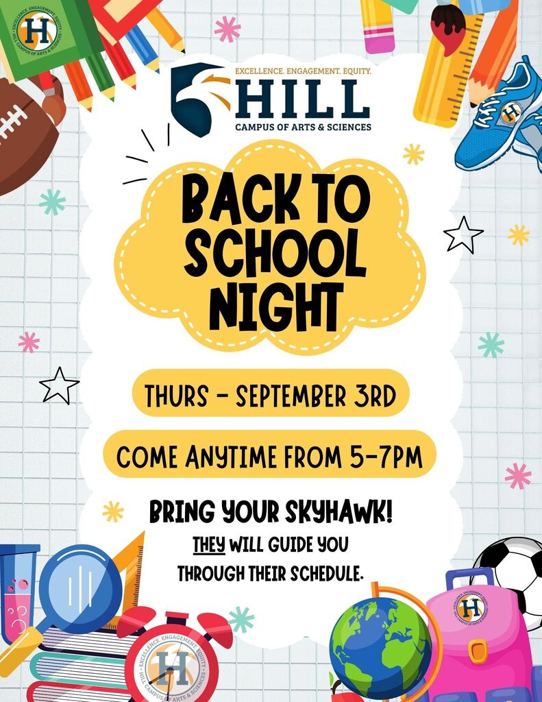 back to school night flyer