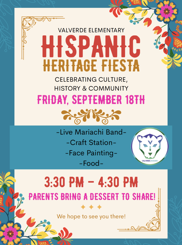 hispanic heritage month flyer (english)
