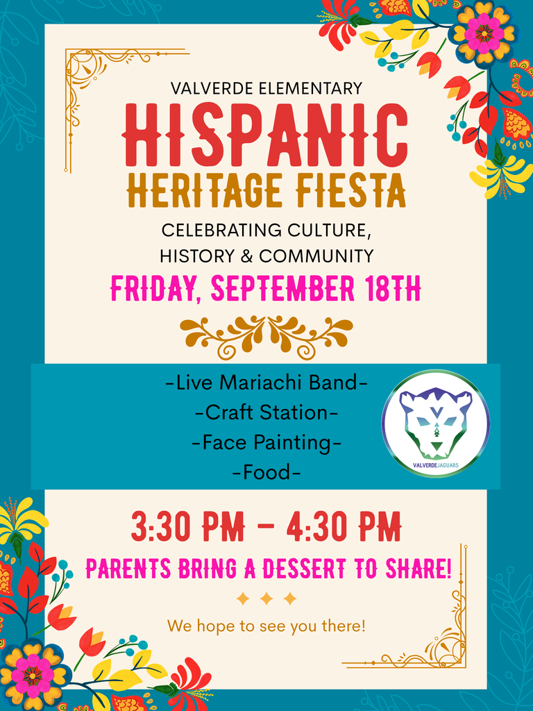 hispanic heritage month flyer (english)