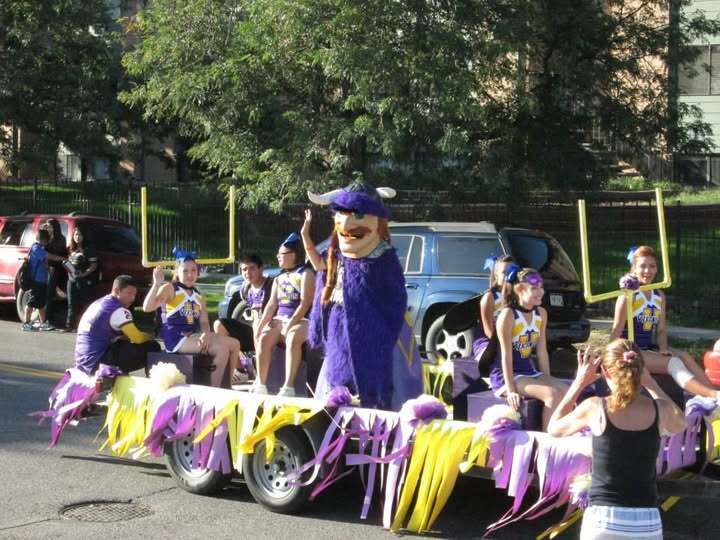 Viking parade HOCO 2014