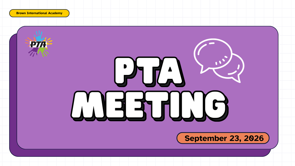 September PTA Meeting