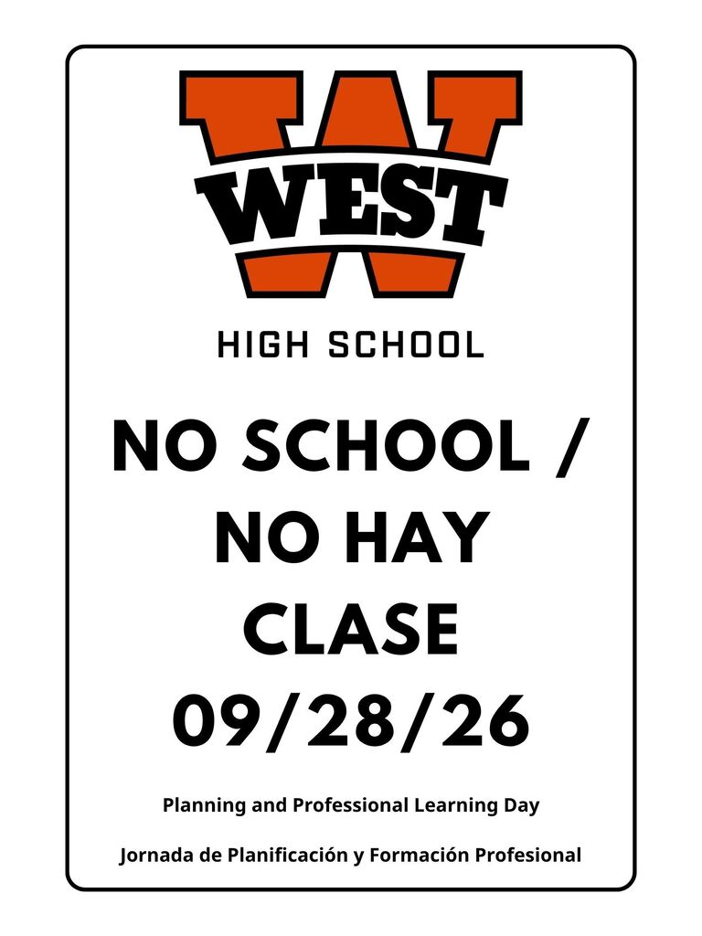 No School / No Hay Clase 09/28/26