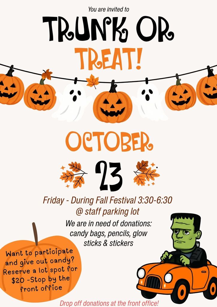 Trunk or Treat Flyer