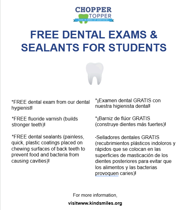 Free dental exams coming to EBA/Llegan exámenes dentales gratuitos a EBA