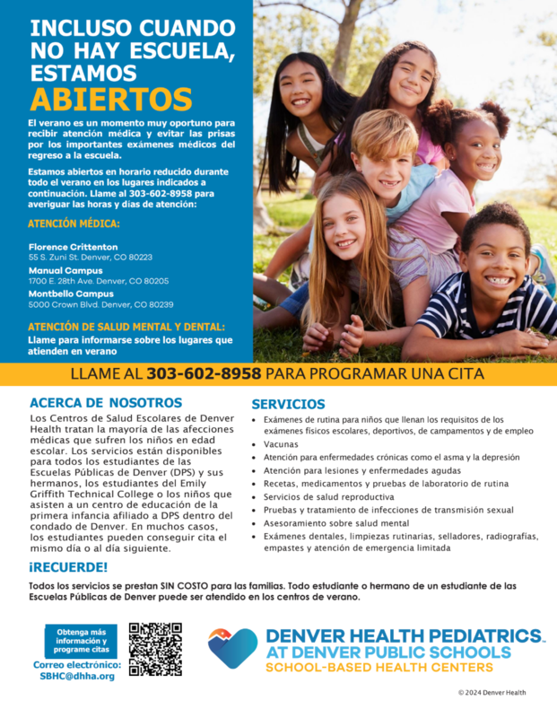 Denver Health Flyer - Spanish