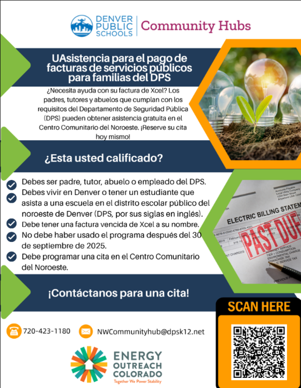 NW Community Hub Flyer Spanish