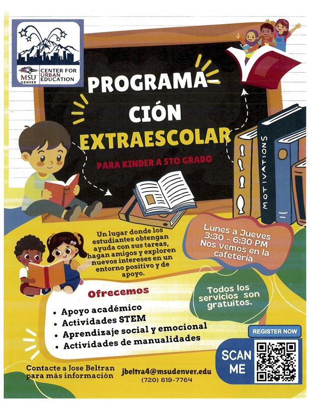 Metro State Programming Starts September 8th in Spanish