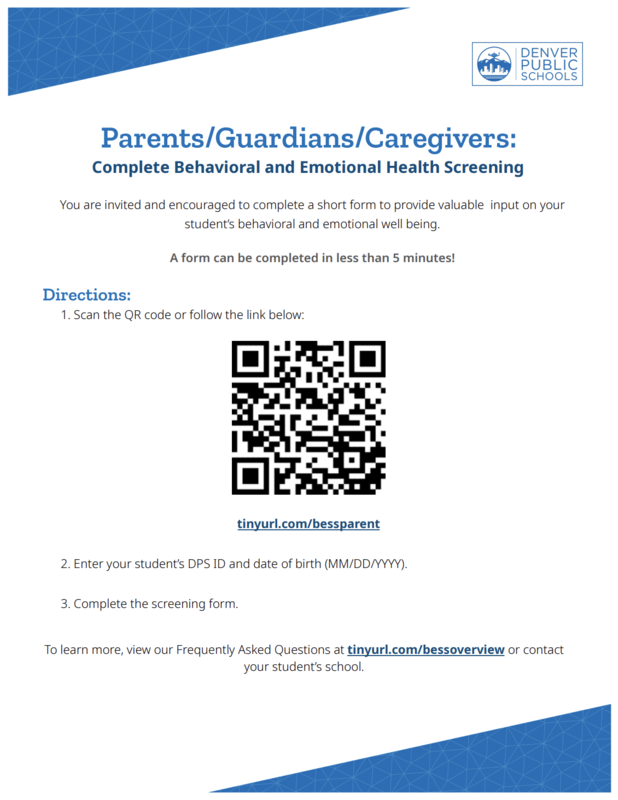 BESS Mental Health Screener