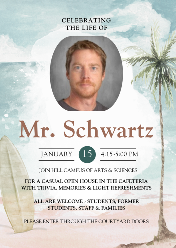 Celebrate Mr. Schwartz