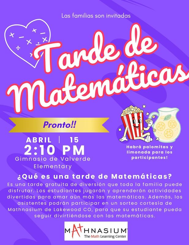 Tarde de matematicas