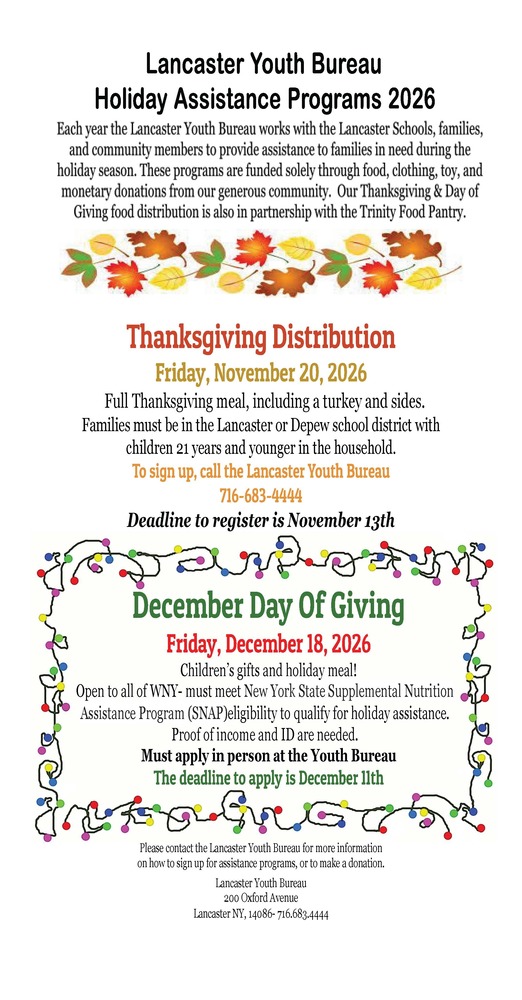 holiday help flyer