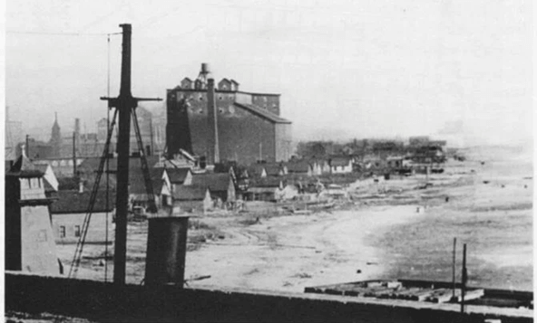 Old photo of Buffalo Outer Harbor.