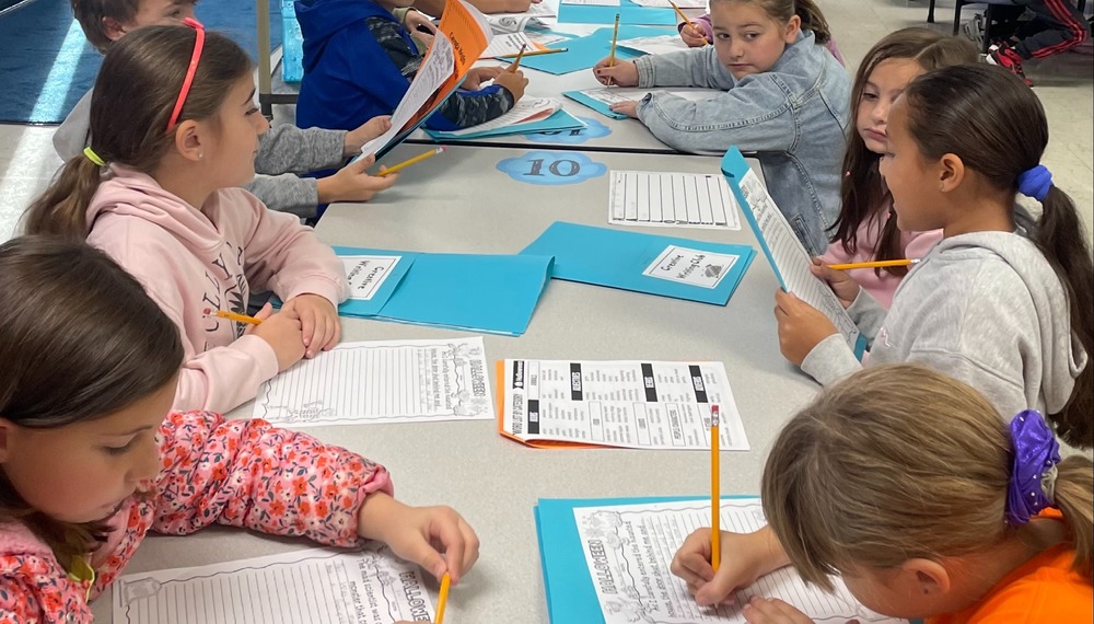 Students write for Creative Writing Club.