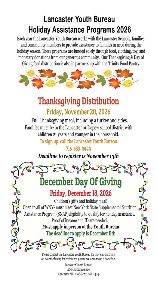 holiday help flyer