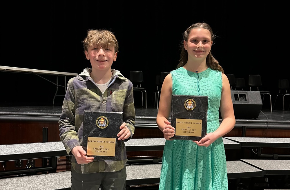 Spelling Bee participants pose for a photo.