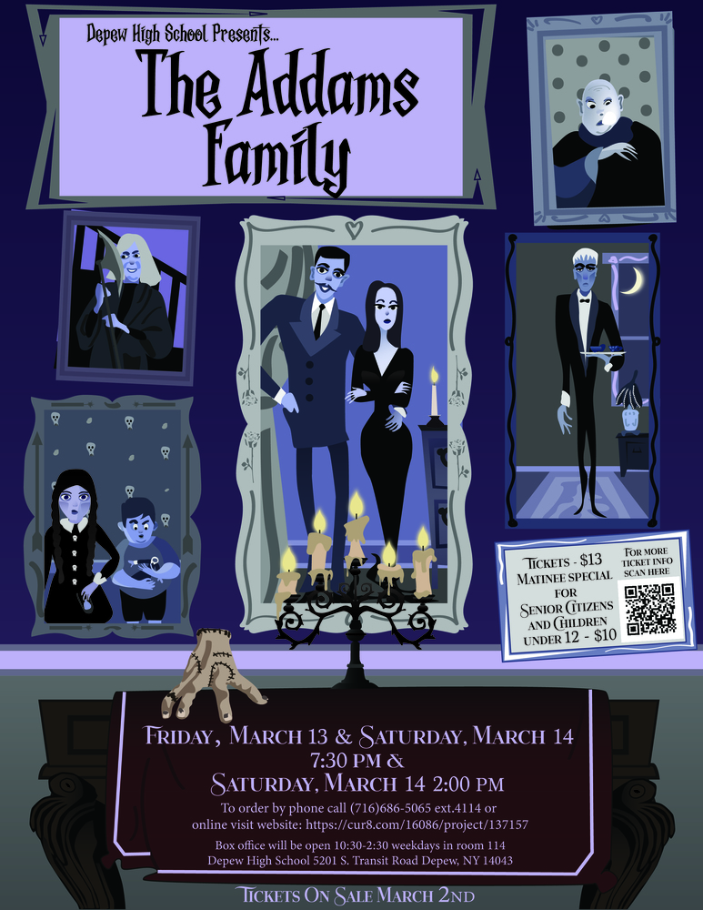 Addams Family flyer