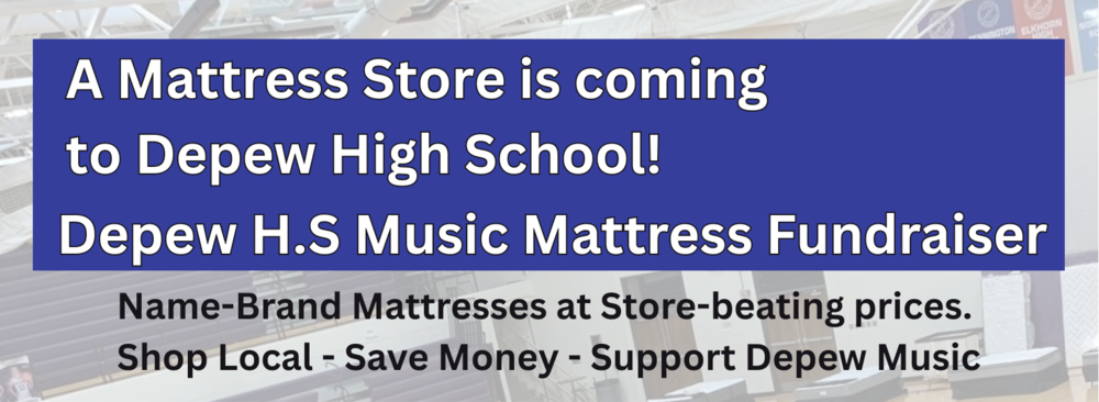 Mattress fundraiser sale flyer