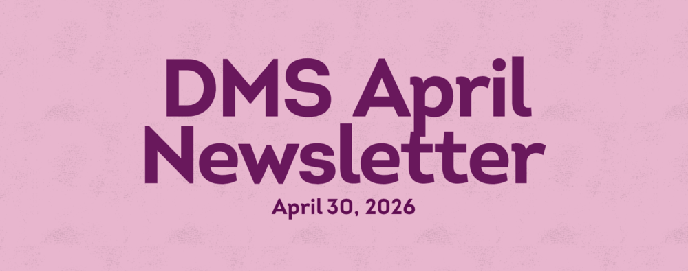DMS April Newsletter header