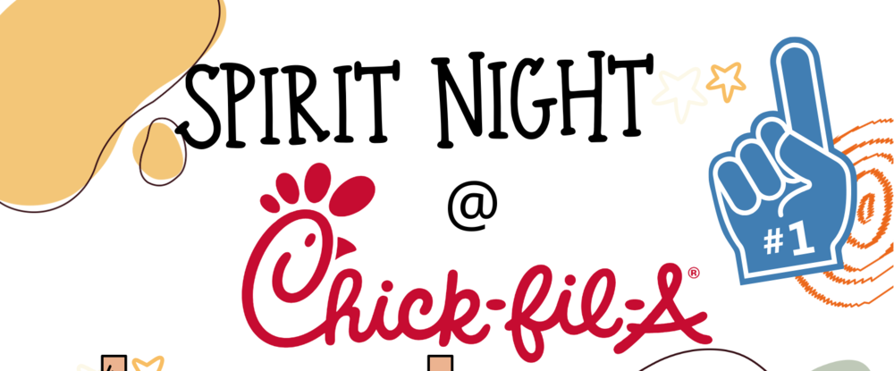 Spirit Night Chick-fil-A flyer
