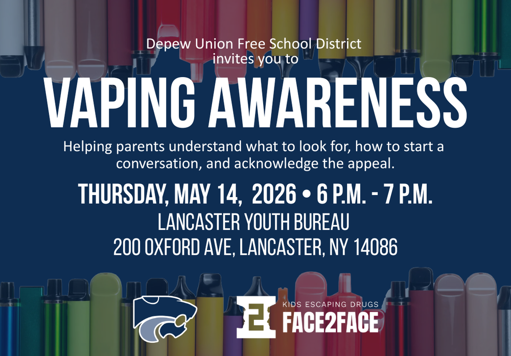 Vaping Awareness event graphic
