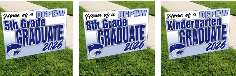 Gradutate signs for sale.