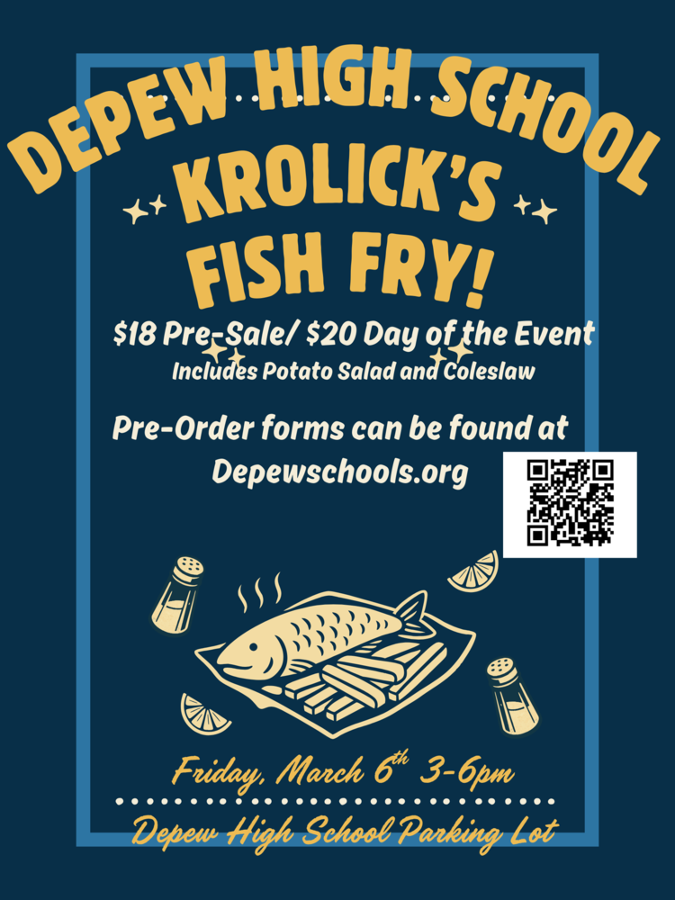 Depew fish fry flyer