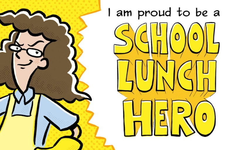 School Lunch Hero Day graphic