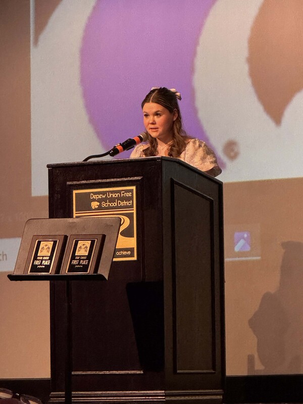 Students participate in Freedom in America Contest Ceremony.