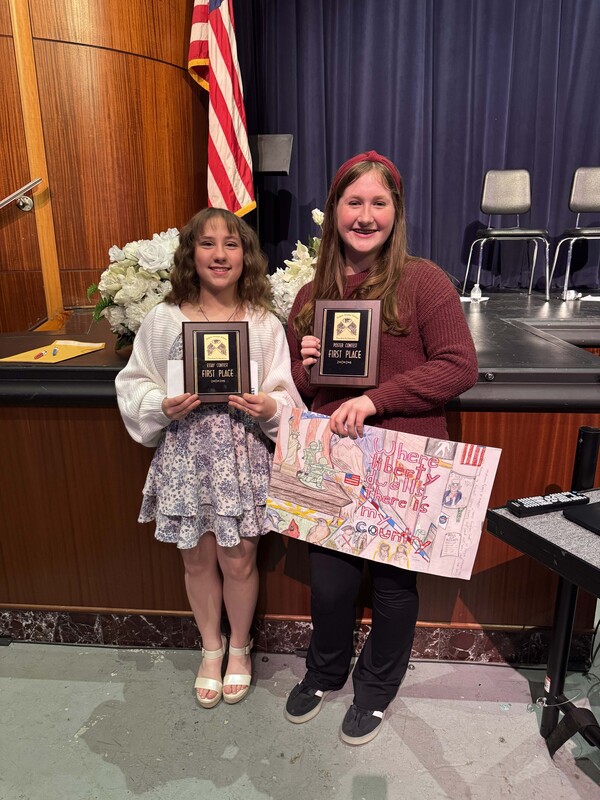 Students participate in Freedom in America Contest Ceremony.