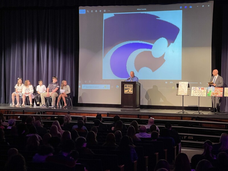 Students participate in Freedom in America Contest Ceremony.
