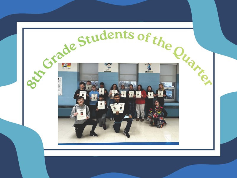 Honor roll recipients pose for a photo