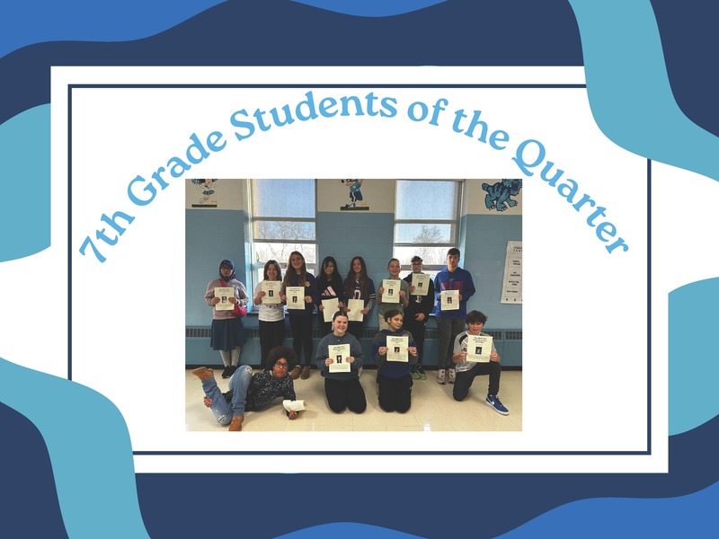 Honor roll recipients pose for a photo