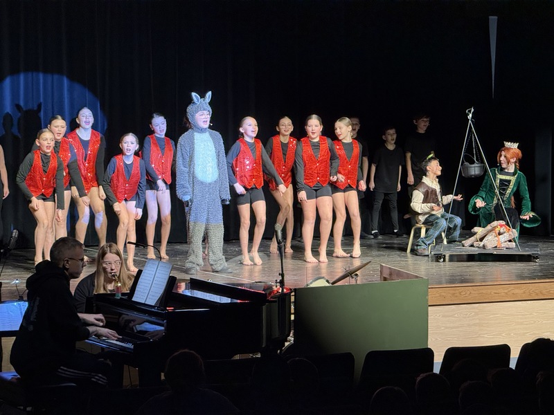 Students perform Shrek Kids