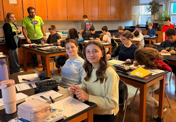 Students participate in WEB Wednesday activities.