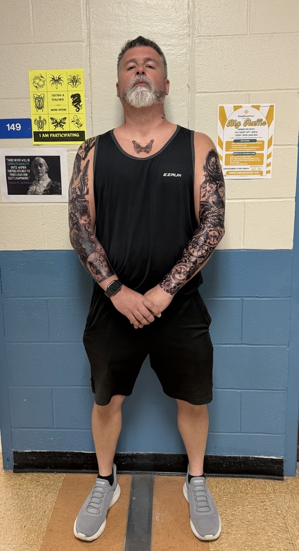 Teachers show off their tattoos for the Tattoo a Teacher Fundraiser