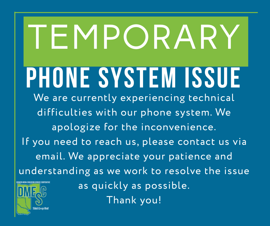 Temporary phone system issue