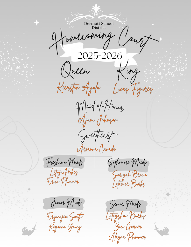 Homecoming court 2025