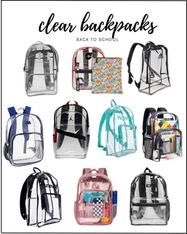 clear or mesh backpacks