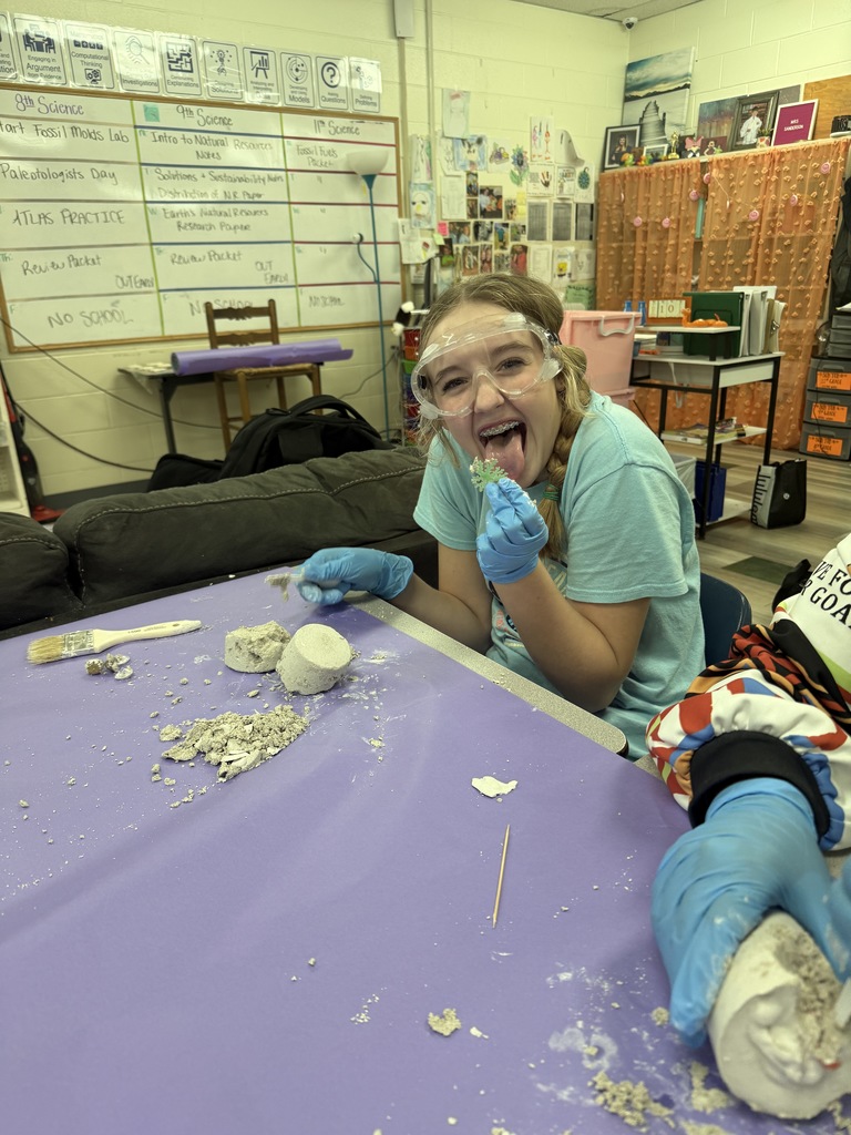 Fossil Dig! 8th Period! So Fun!