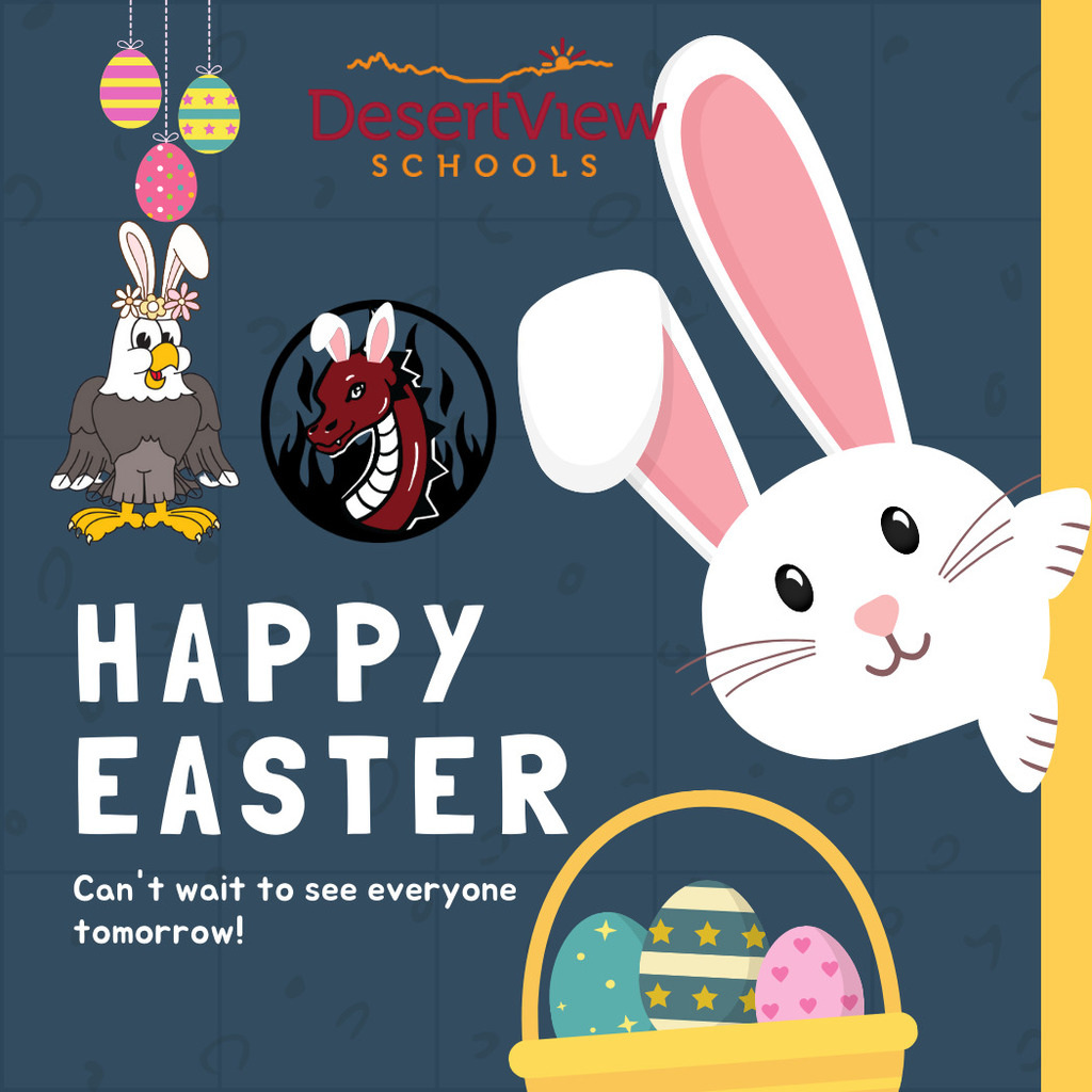 Happy Easter. Can't wait to see everyone tomorrow!