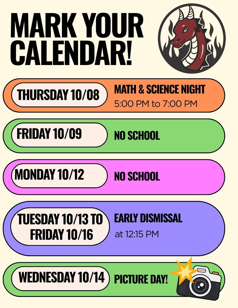 Mark your calendar!