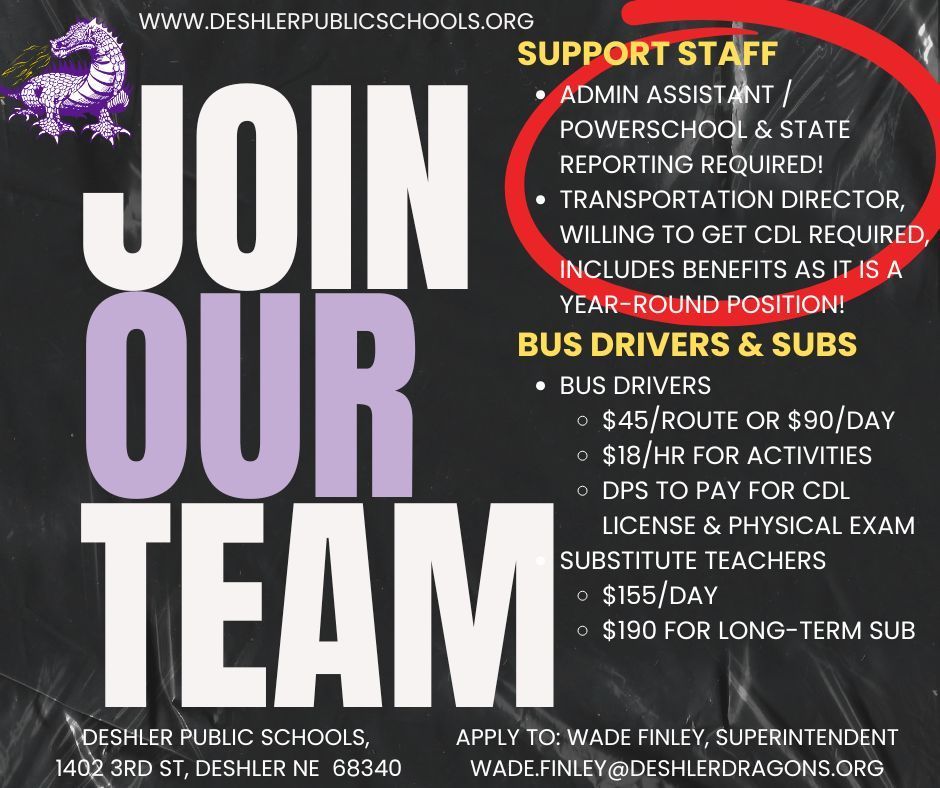 JOIN OUR TEAM