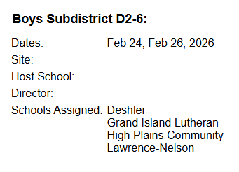 boys subdistricts