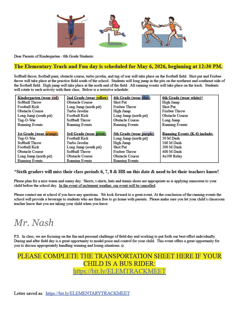 ELEMENTARY FIELD DAY