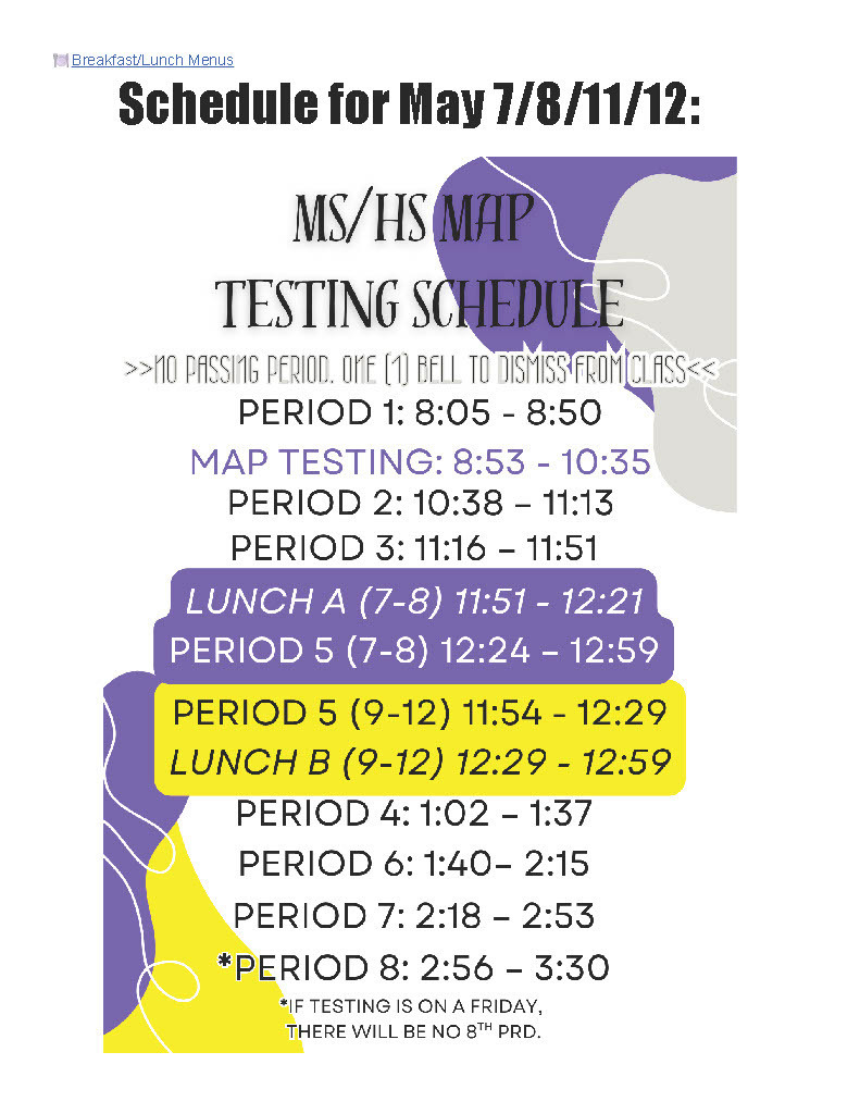 SCHEDULE