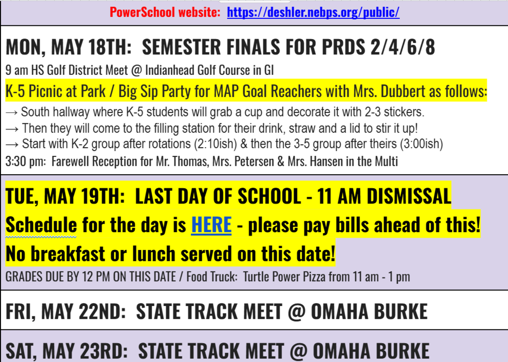 final 2 days