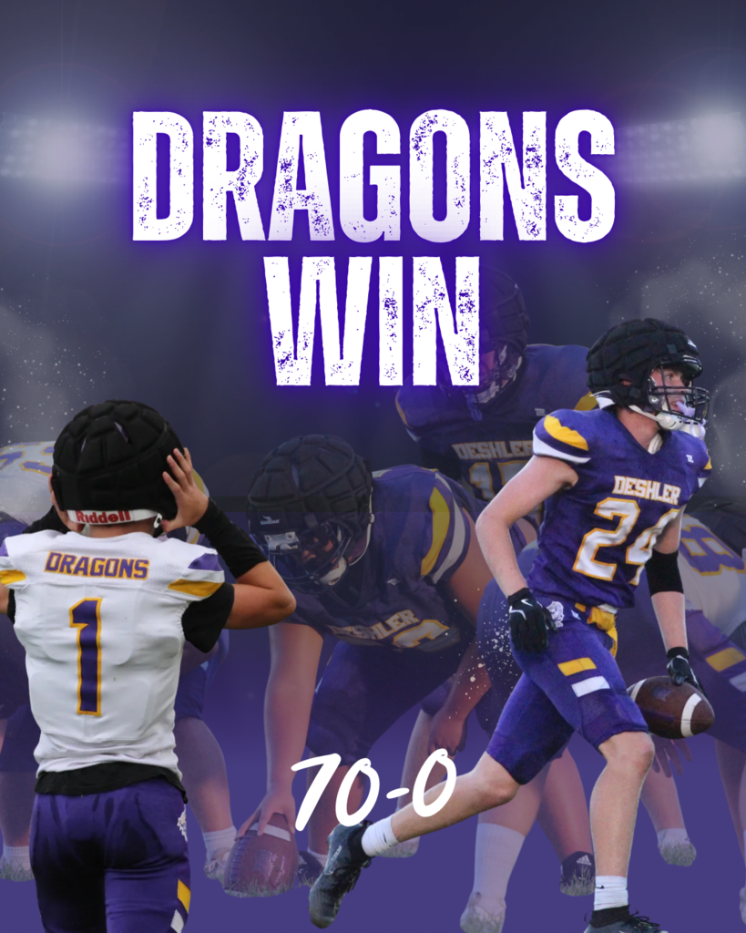 Dragons Win 70-0