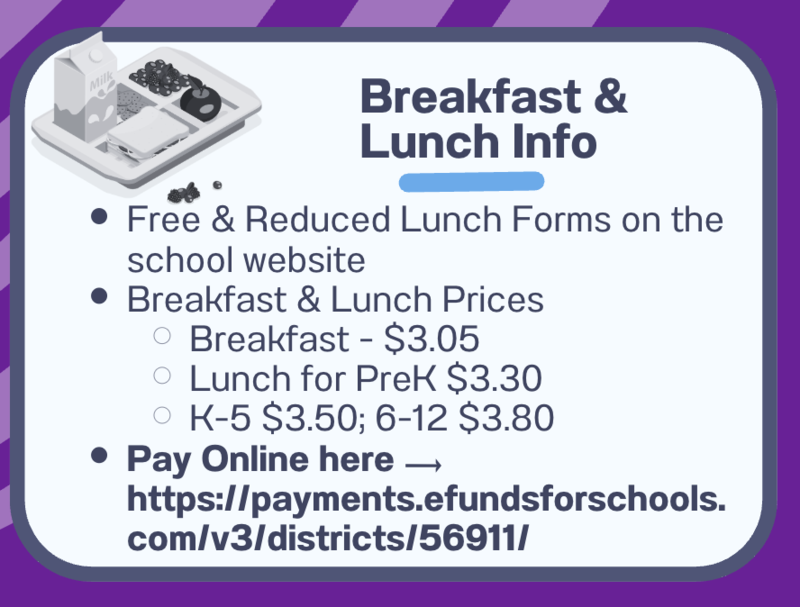 breakfast and lunch