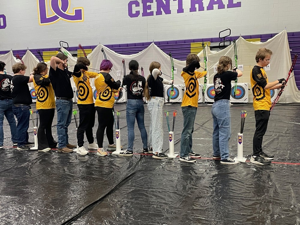 HHS Archery Team at DeSoto County Archery Tournament 2026