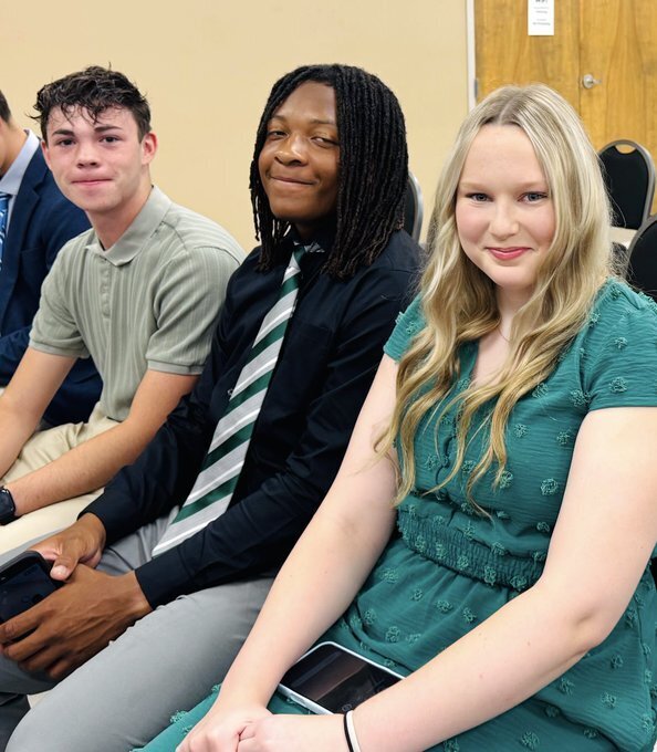 Pictured L to R: Joel Conaway, Ean Brown and Kinsley Stevens